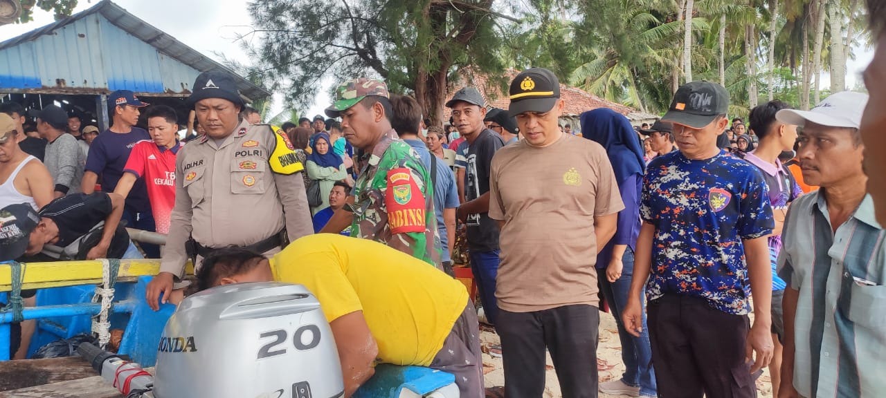 Polsek Nasal Laksanakan Konsolidasi Pencarian Korban Tenggelam di Pelabuhan Merpas 