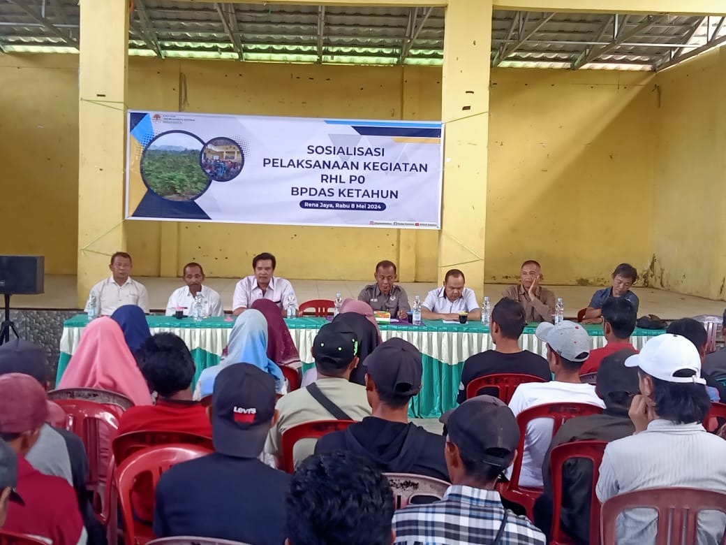 Polsek Giri Mulya Hadiri Kegiatan Sosialisasi RHL dari BPDAS Provinsi Bengkulu