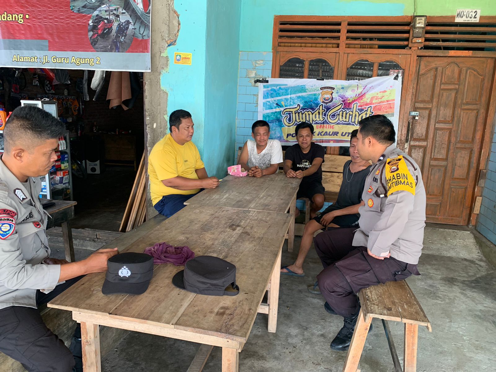 Jumat Curhat Kapolsek Nasal Bersama Warga di Desa Batu Lungun