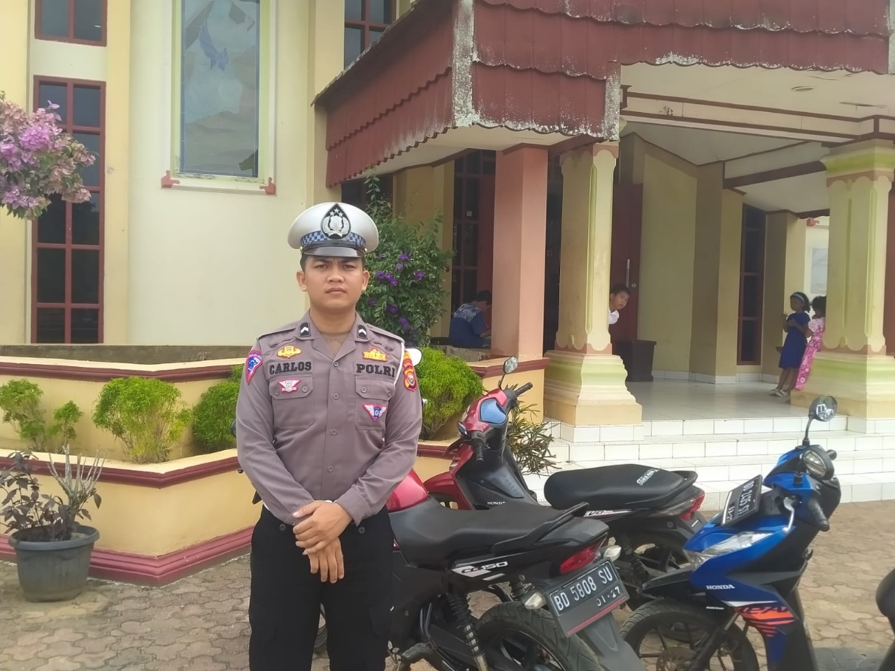 Polsek Ketahun Laksanakan Pengamanan Gereja Setiap Hari Minggu di Wilkum