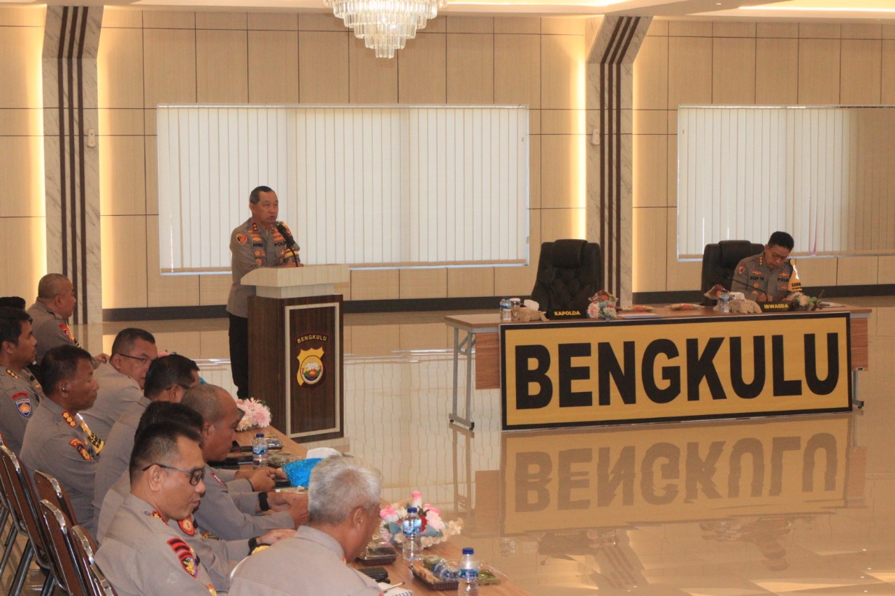 Kapolda Bengkulu Pimpin Gelar Operasional TW 1 Tahun 2024