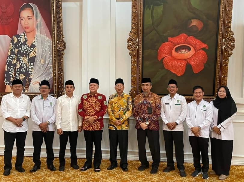 Bahas Kerjasama, STIESNU Bengkulu Audensi dengan Gubernur Bengkulu