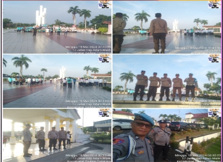 Peringati Hari Waisak, Personel Polsek Selebar Lakukan Pengamanan Tabur Bunga Umat Budha 