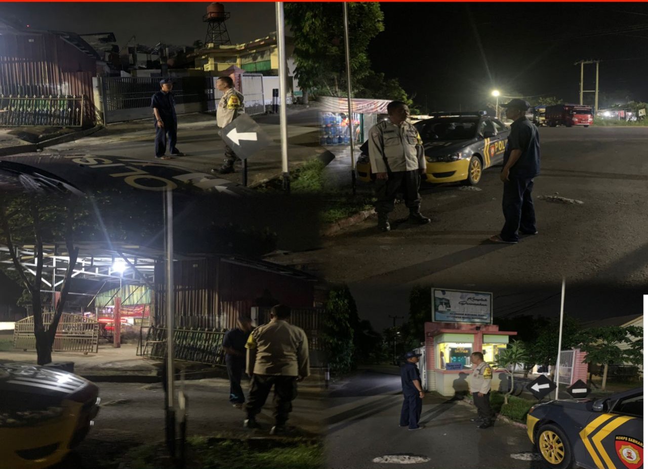 Patroli Keliling, Polsek Muara Bangkahulu Sampaikan Imbauan Kamtibmas 