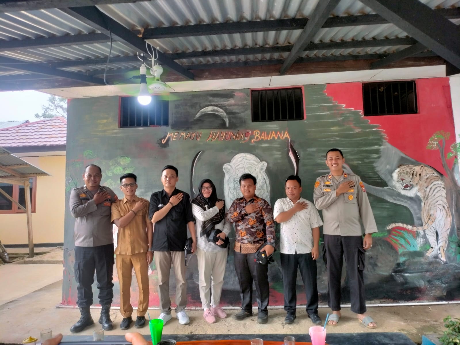 Polsek Talo Terima Kunjungan PK Kecamatan Ulu Talo dan PPK Ilir Talo di Mako