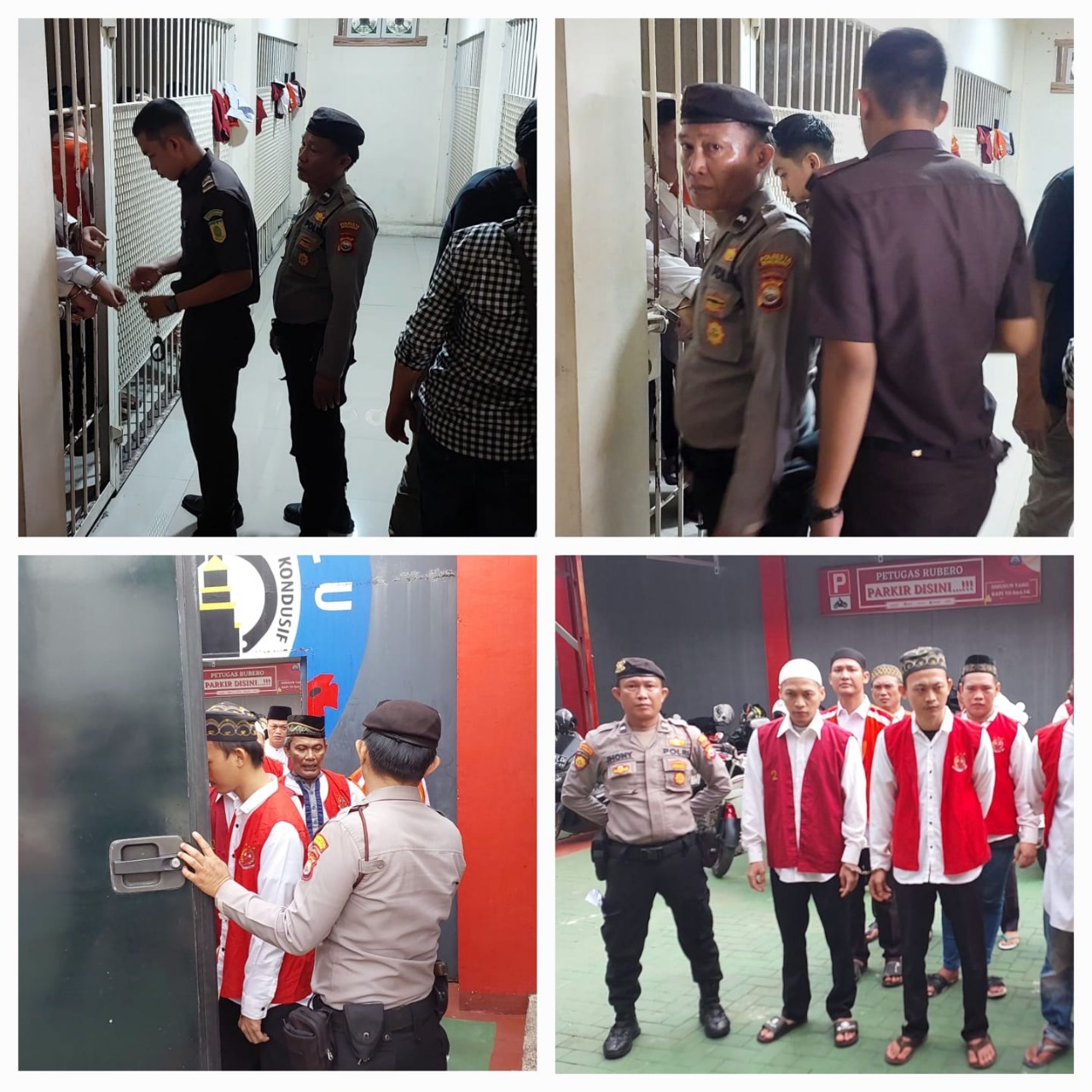 Polresta Bengkulu Kawal Tahanan Jalani Persidangan di PN 