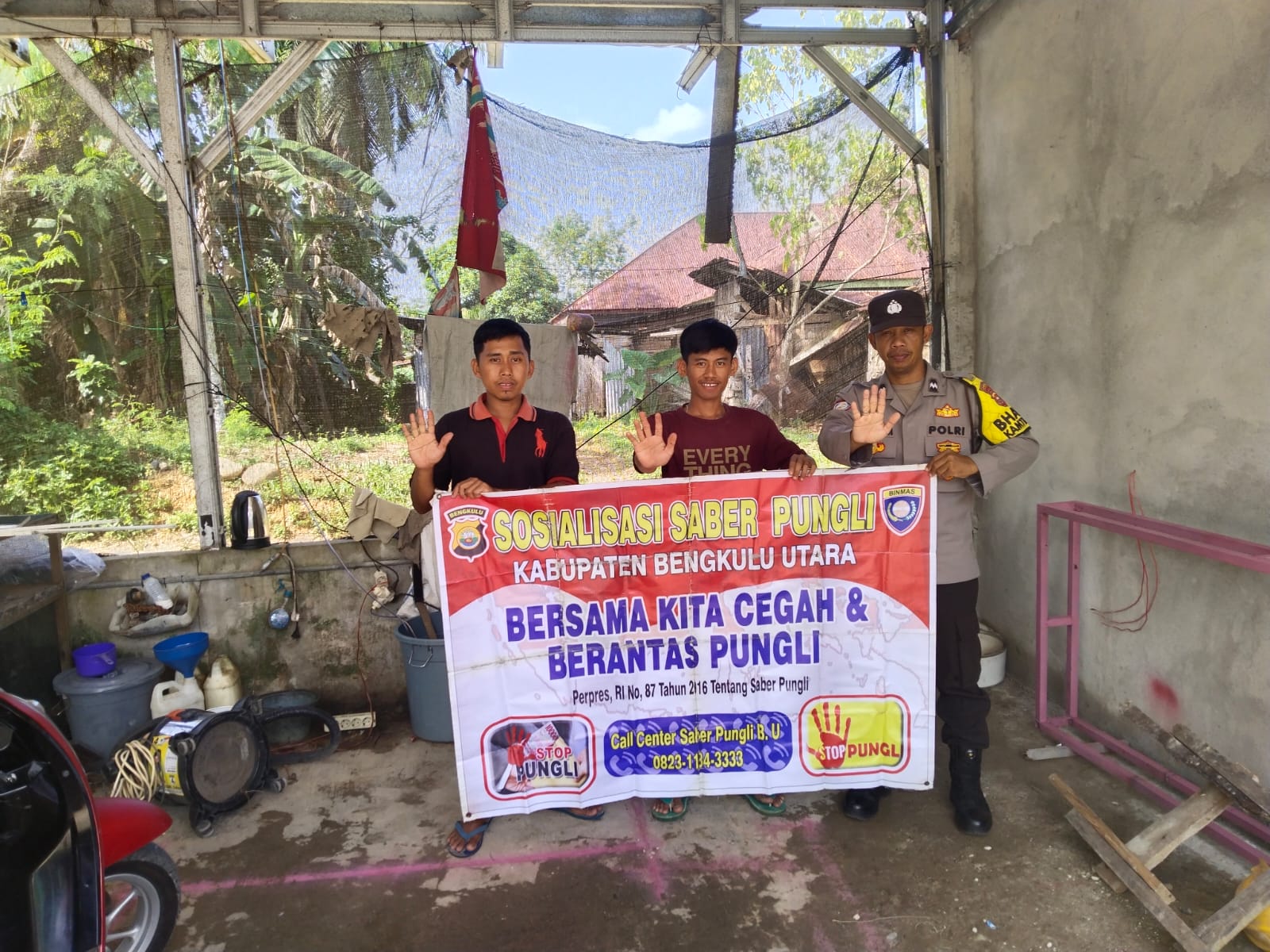 Sosialisasi Saber Pungli di Wilayah Hukum Polsek Ketahun, Upaya Cegah Pungutan Liar