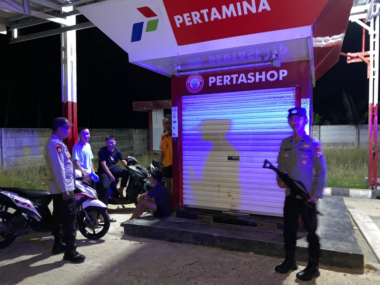 Antisipasi Kamtibmas di Objek Vital, Polsek Maje Laksanakan Patroli 