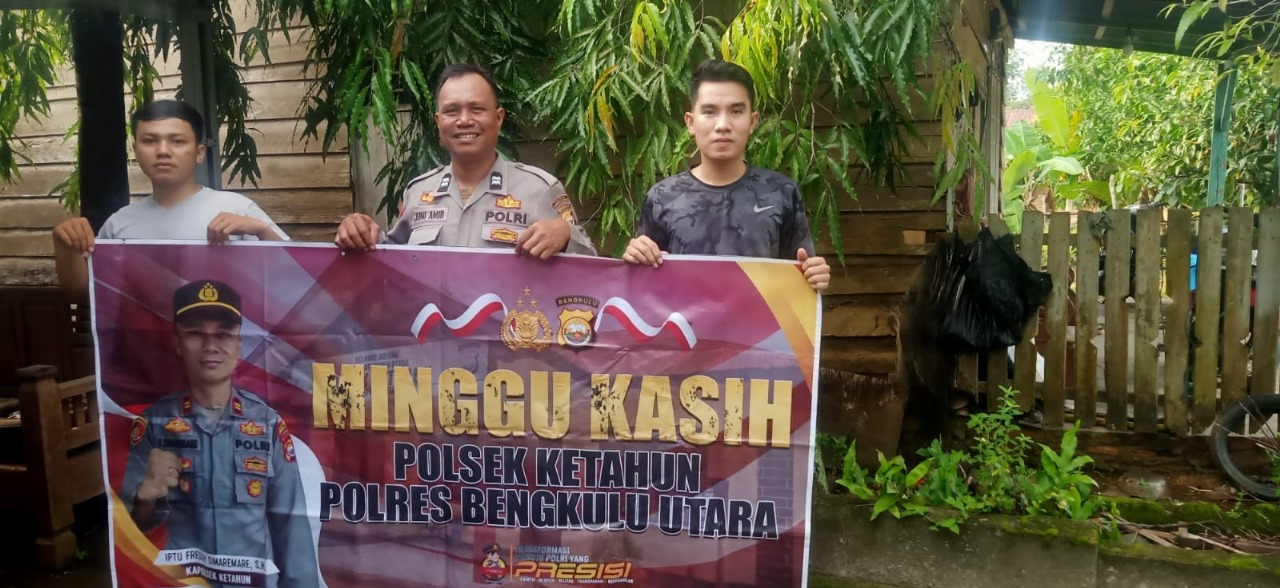 Program Minggu Kasih, Polsek Ketahun Bersama Masyarakat
