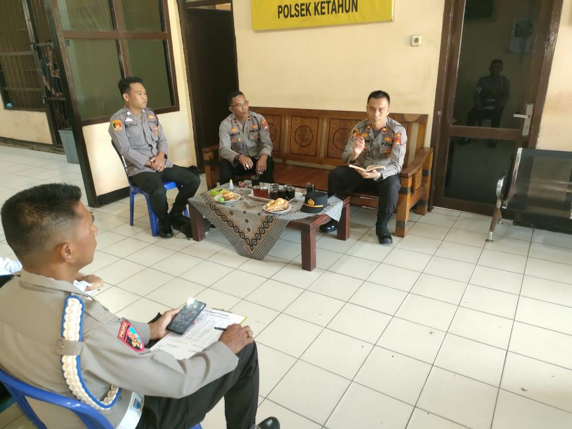 Evaluasi Kinerja Personil, Polsek Ketahun gelar Anev mingguan