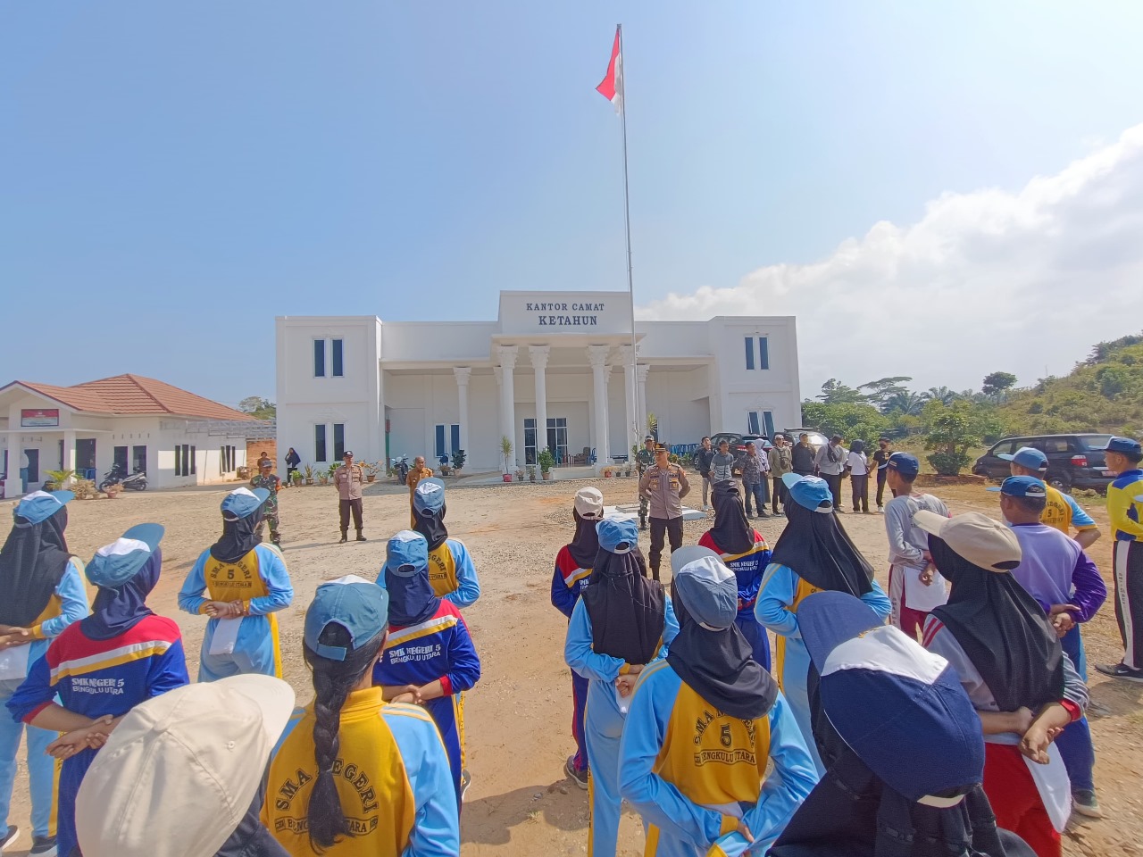 Kapolsek Ketahun Laksanakan Seleksi Paskibra di Kecamatan Ketahun