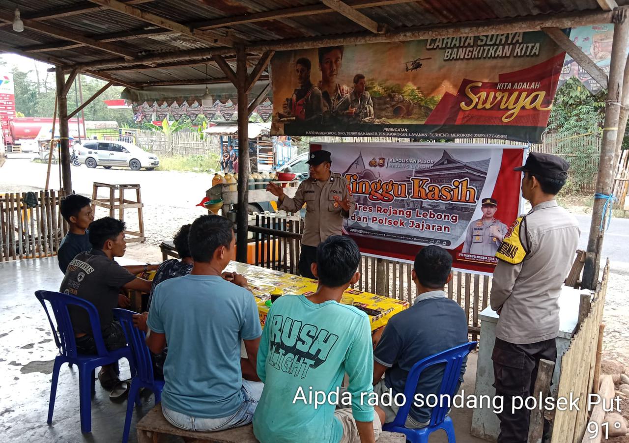 Bhabinkamtibmas Polsek Kotapadang Minggu Kasih , Dengarkan Aspirasi Warga Terkait Harkamtibmas 