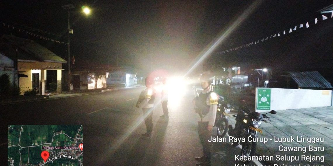 Antisipasi 3C, Personel Polsek Selupu Rejang Rutin Laksanakan Patroli