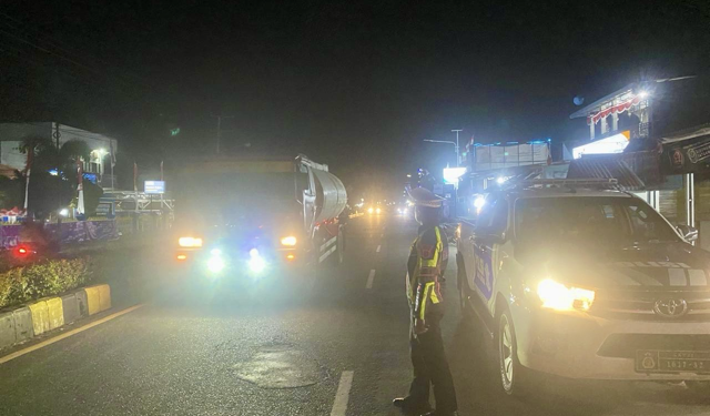 Jelang Pilkada 2024, Satlantas Polres Mukomuko Rutin Laksanakan Patroli Malam