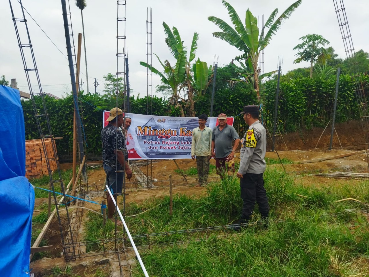Bhabinamtibmas Polsek Sindang Kelingi Minggu Kasih Bersama Warga Binaan 