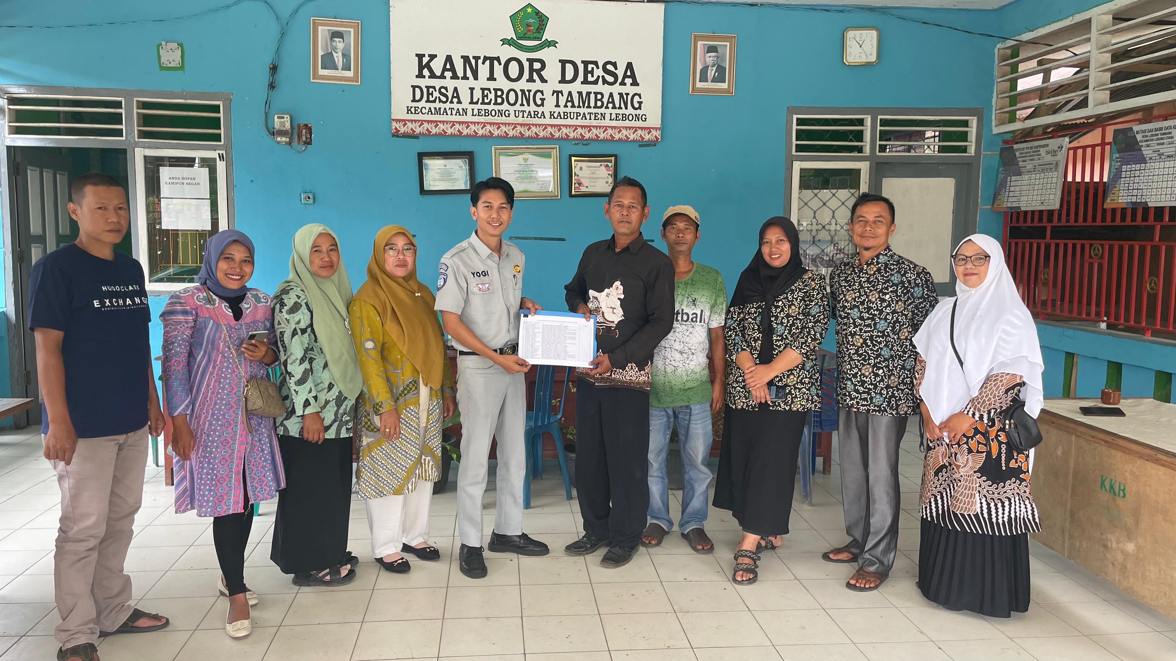 Maksimalkan kepatuhan Pembayaran PKB, Jasa Raharja Sosialisasi ke Desa di Kabupaten Lebong