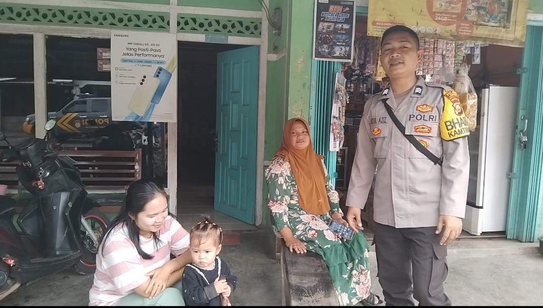 Coolling System, Bhabinkamtibmas Polsek Lebong Utara Sampaikan Imbauan Kamtibmas