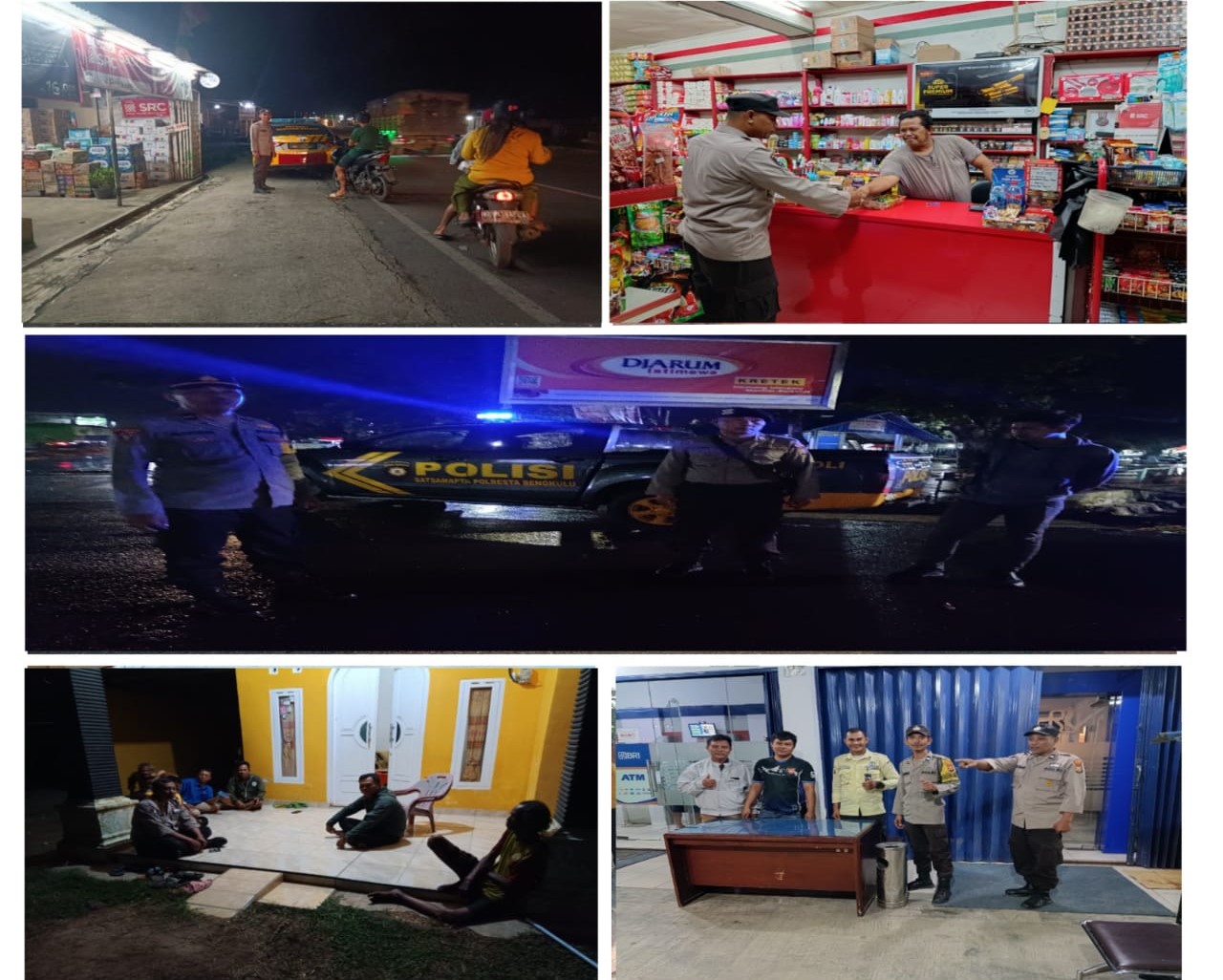 Berikan Pengamanan di Tengah-Tengah Masyarakat, Personel Polsek Kampung Melayu Patroli Dialogis 