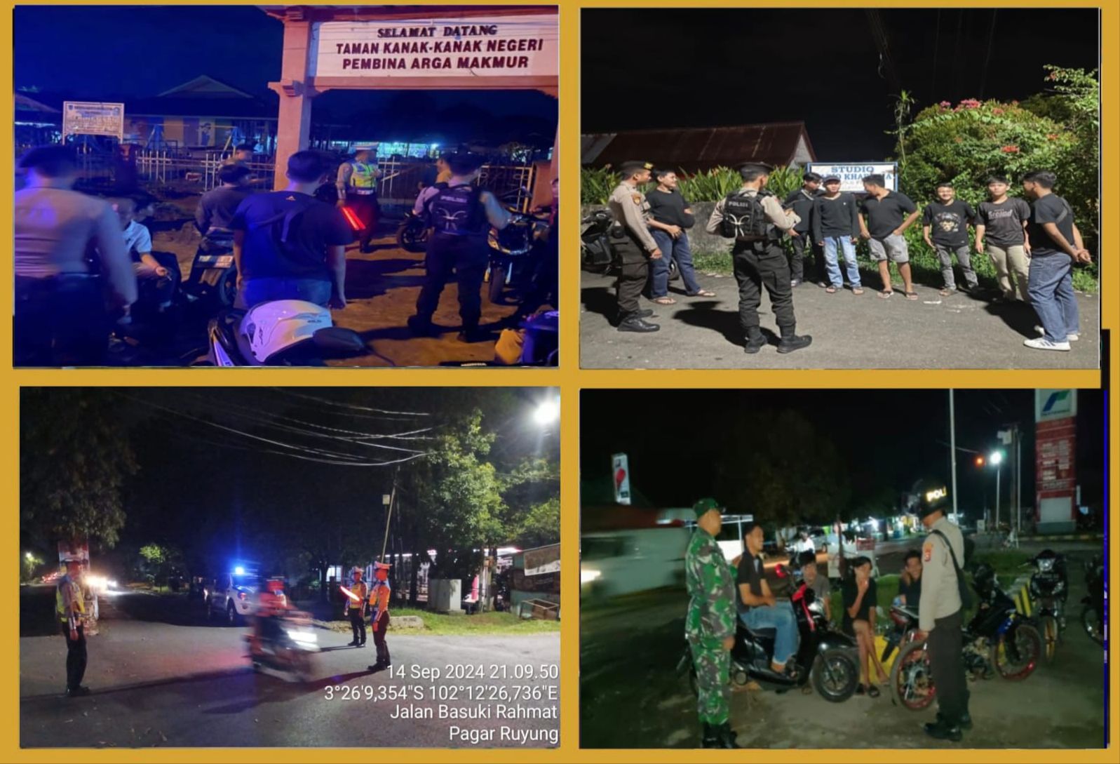 Patrol Sinergitas Blue Sky Patrol Polres Bengkulu Utara Hadirkan Keamanan Untuk Masyarakat 