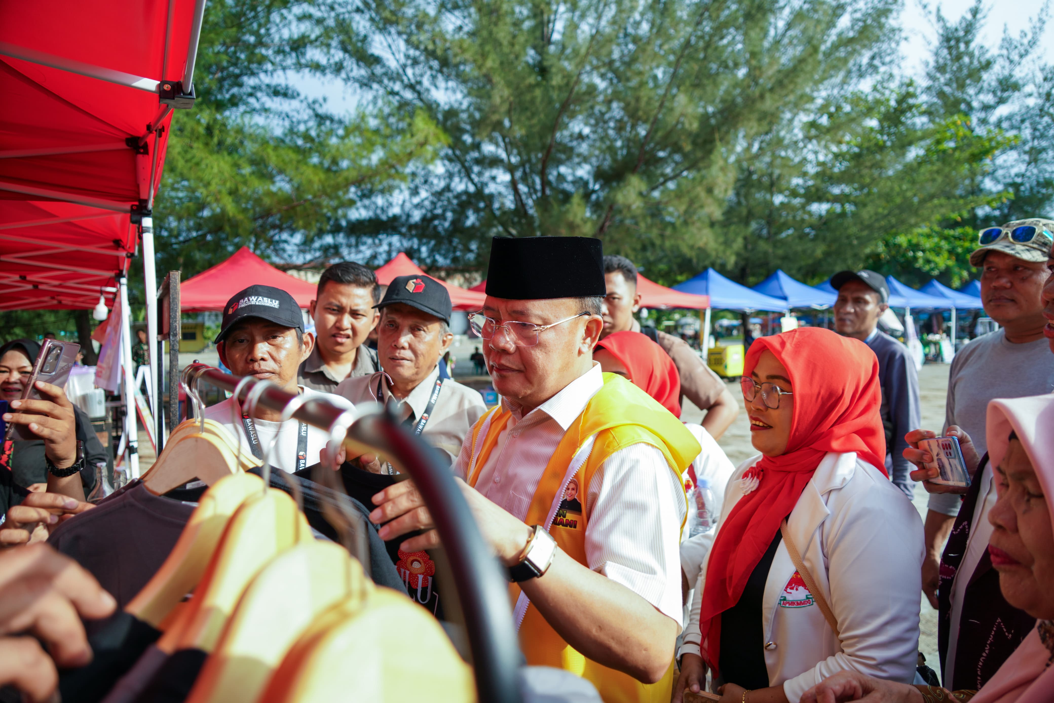 Korem 041 Inisiasi Deklarasi Kampanye Damai, Hanya Rohidin Cagub Nomor 2 yang Hadir