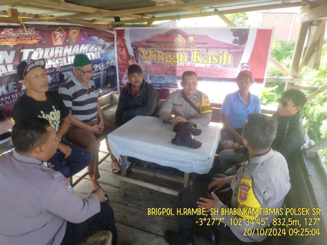 Polsek Selupu Rejang Gelar Minggu Kasih di Kelurahan Simpang Nangka