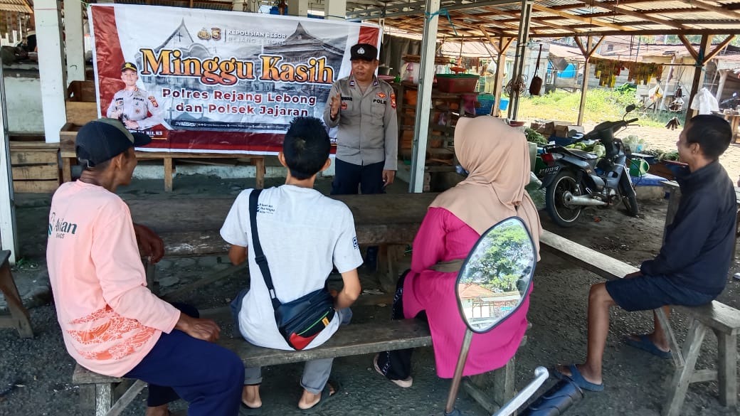 Polsek Padang Ulak Tanding Gelar Minggu Kasih Bersama Bhabinkamtibmas