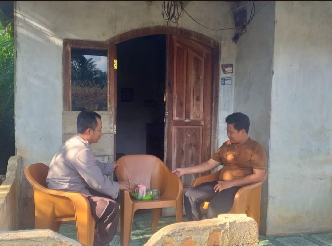 Polsek Padang Ulak Tanding Gelar Kegiatan Minggu Kasih Bersama Bhabinkamtibmas untuk Cooling System Jelang Pilkada