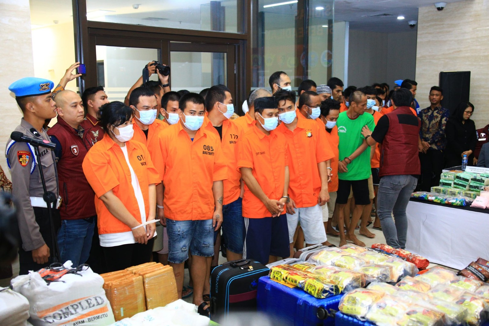 Dukung Asta Cita Prabowo-Gibran, Polri Sita Berton-ton Narkoba