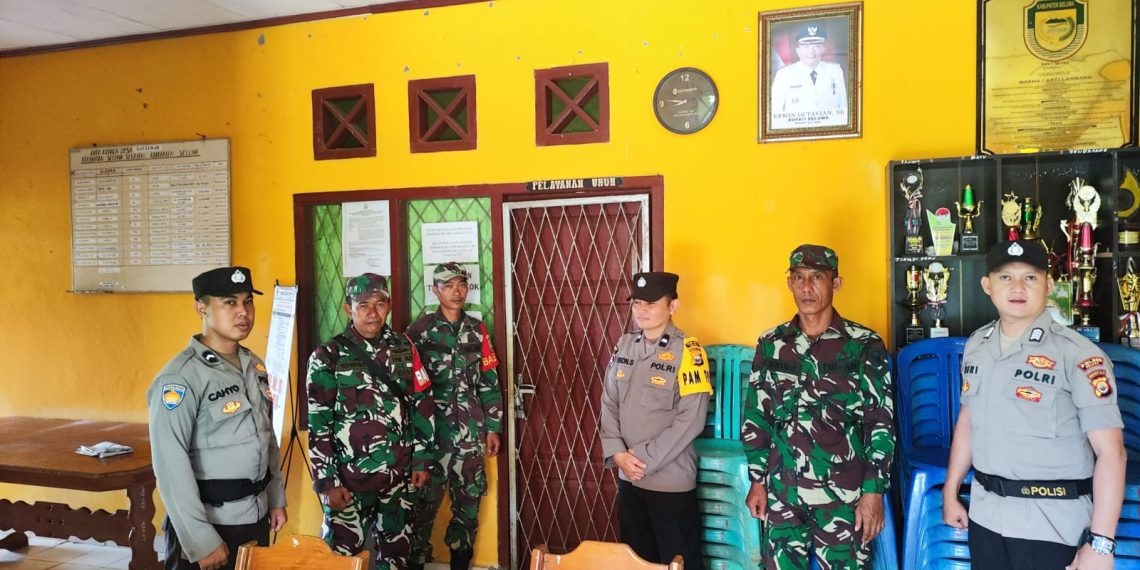 Jaga Demokrasi di Sukaraja, Polres Seluma Perketat Pengamanan Logistik dan Area PPK Pilkada 2024