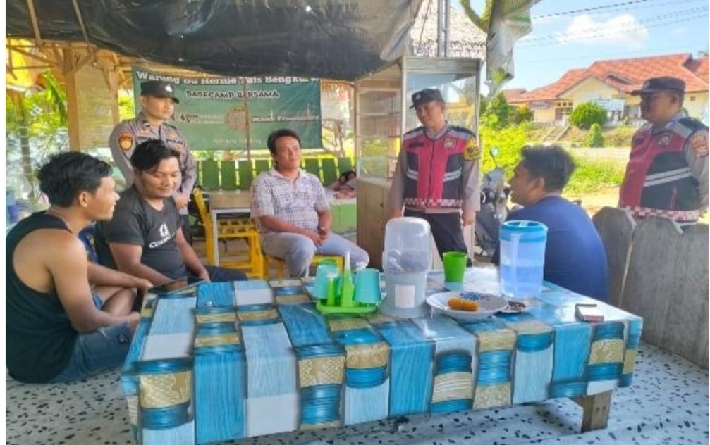 giat Patroli Sambang aktifitas kegiatan Masyarakat dalam rangka Himbauan Kamtibmas 