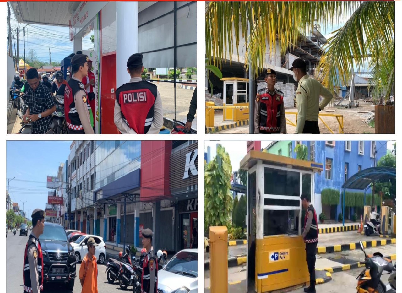 Sat Samapta Polresta Bengkulu Gelar Patroli, Pastikan Keamanan di Lokasi Vital