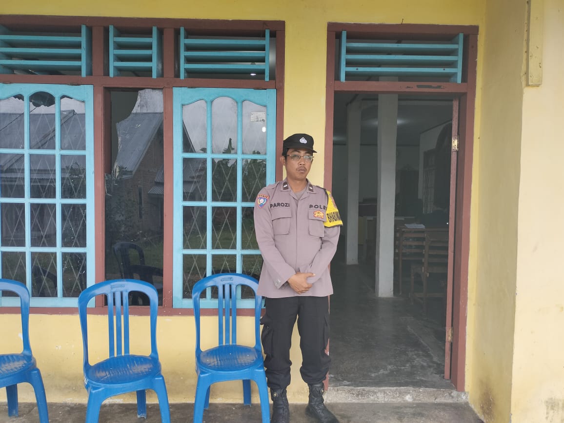 Polsek Selupu Rejang Laksanakan Pengamanan Ibadah Minggu di Tiga Gereja