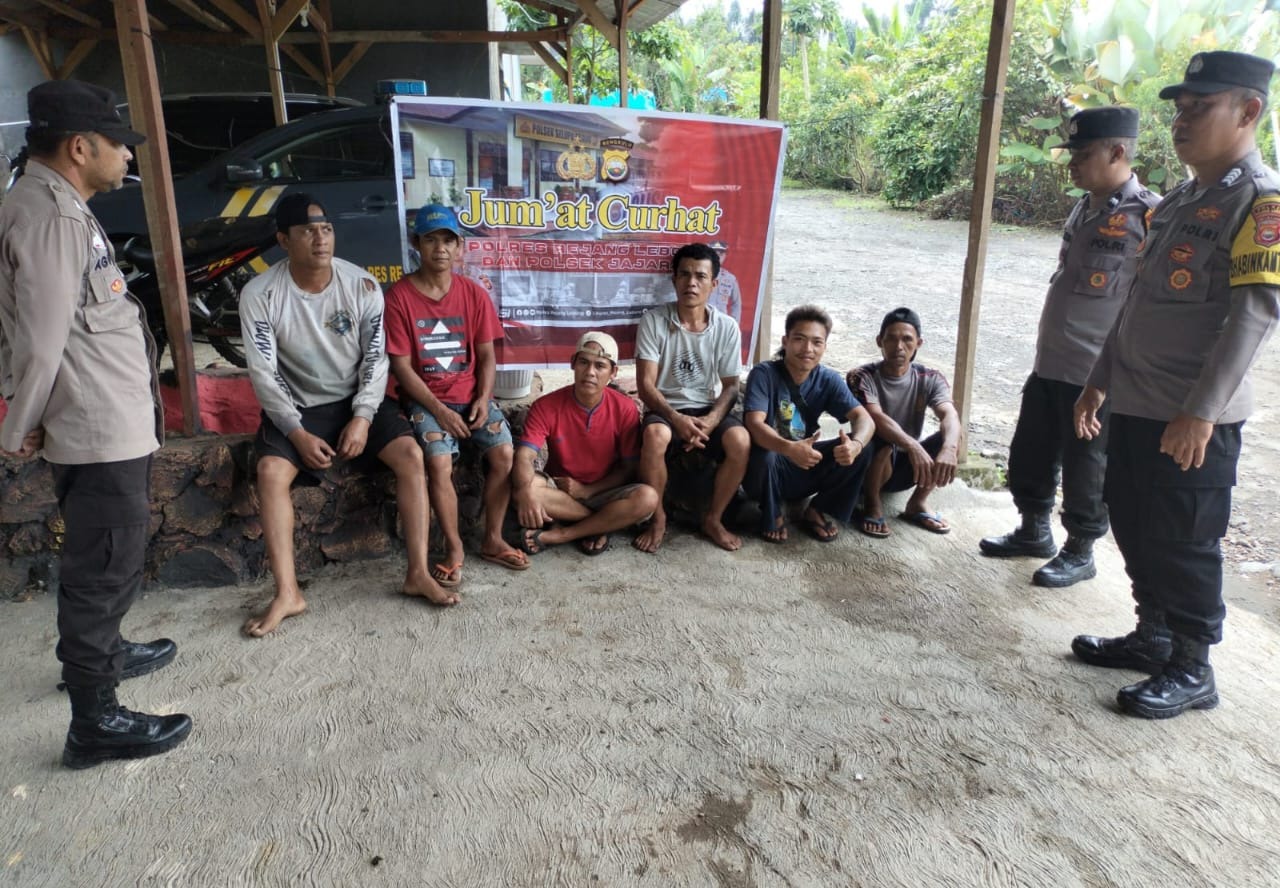 Polsek Sindang Dataran Gelar Jumat Curhat bersama Bhabinkamtibmas