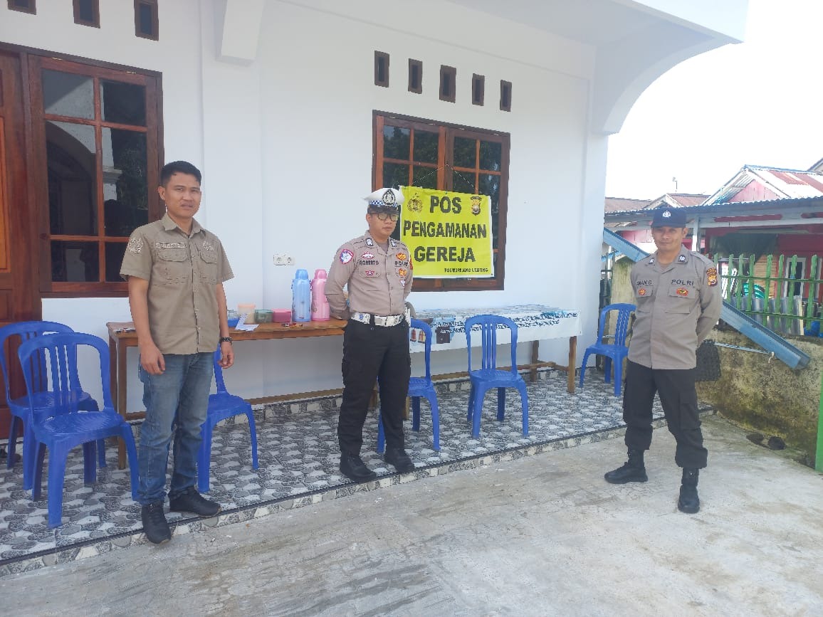 Polsek Curup Selatan Amankan Ibadah Mingguan di GKII Tempel Rejo