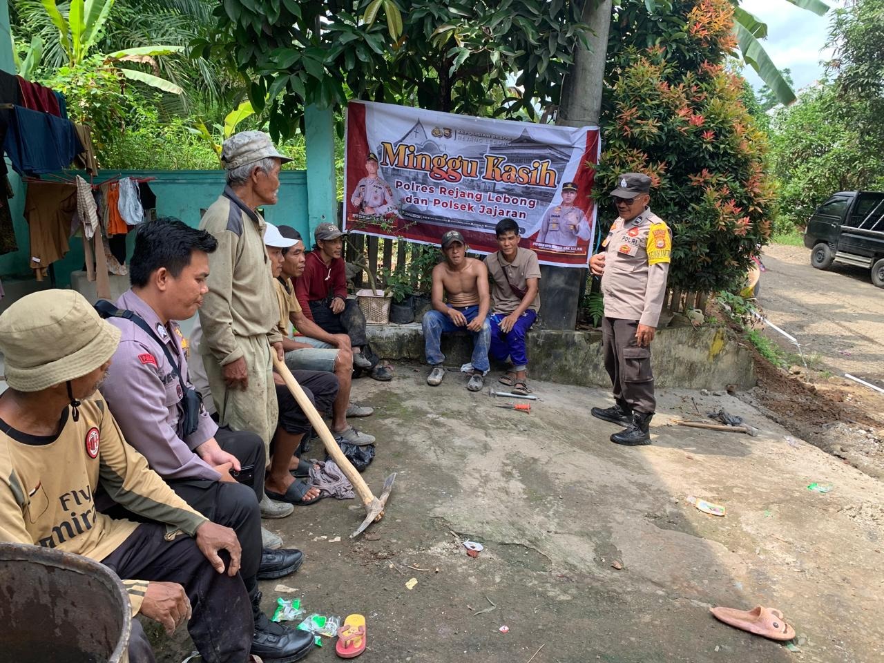 Polsek Padang Ulak Tanding Gelar Program Minggu Kasih Bersama Bhabinkamtibmas