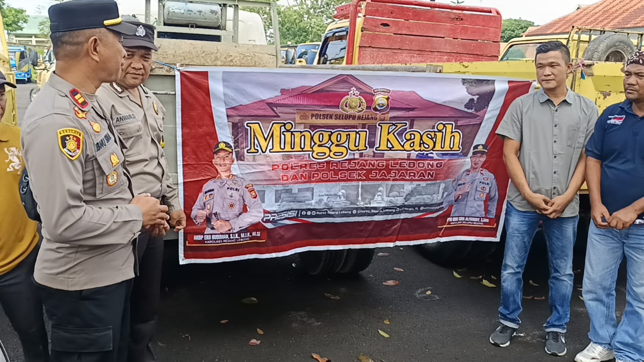 Minggu Kasih,  Polsek Selupu Rejang Tingkatkan Kedekatan dengan Masyarakat Simpang Nangka