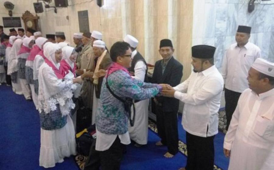 Pelepasan 242 orang Jemaah Calon Haji (JCH) asal Kota Bengkulu