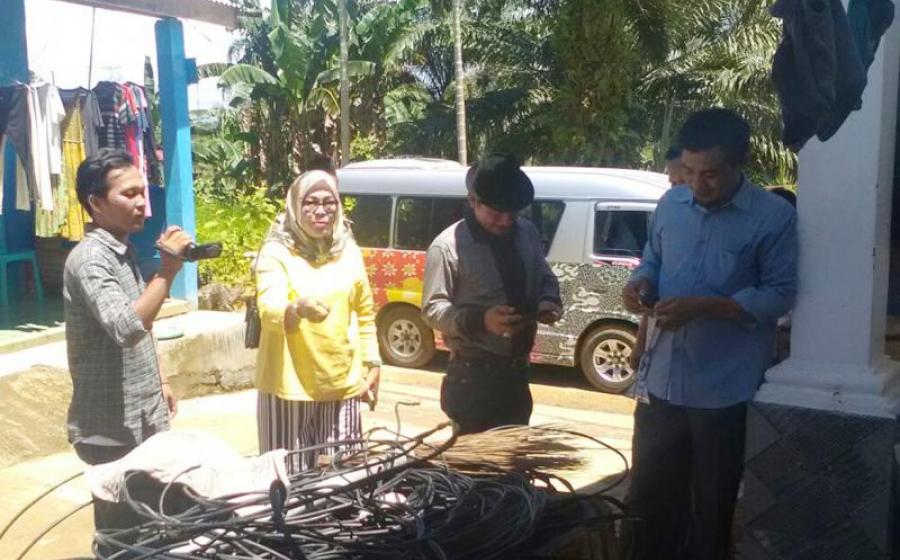 Sidak Proyek LPJU Komisi II DPRD Kota Bengkulu