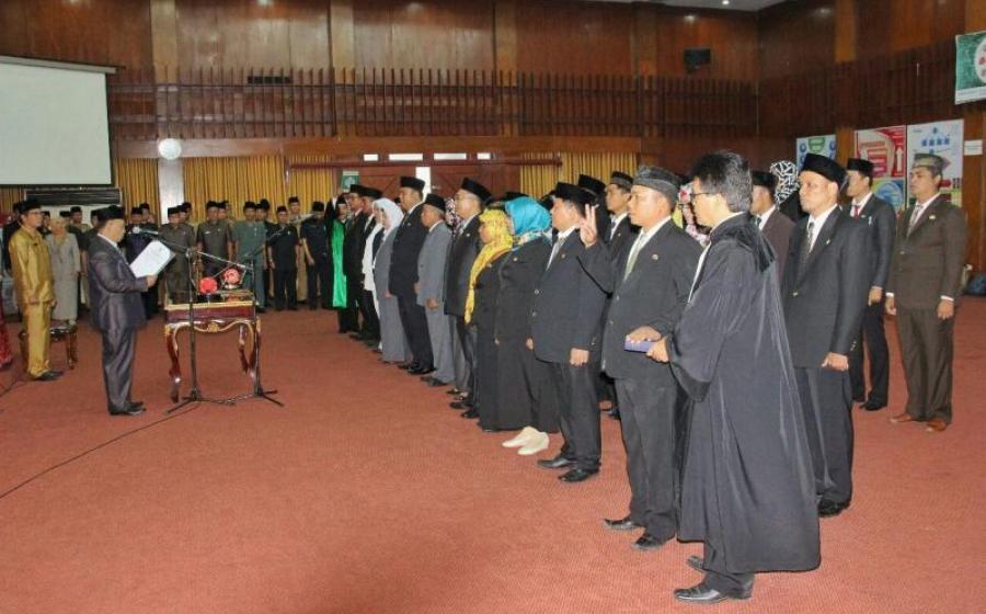 pelantikan pejabat Fungsional di wilayah pemprov bengkulu