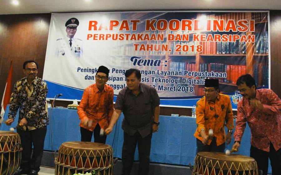 PERPUSTAKAAN DAN KERASIPAN RAPAT KOORDINASI DAERAH TAHUN 2018