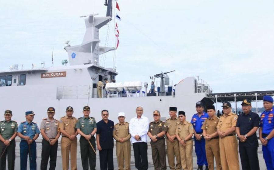 KRI Kurau 856 Disiagakan di Bengkulu