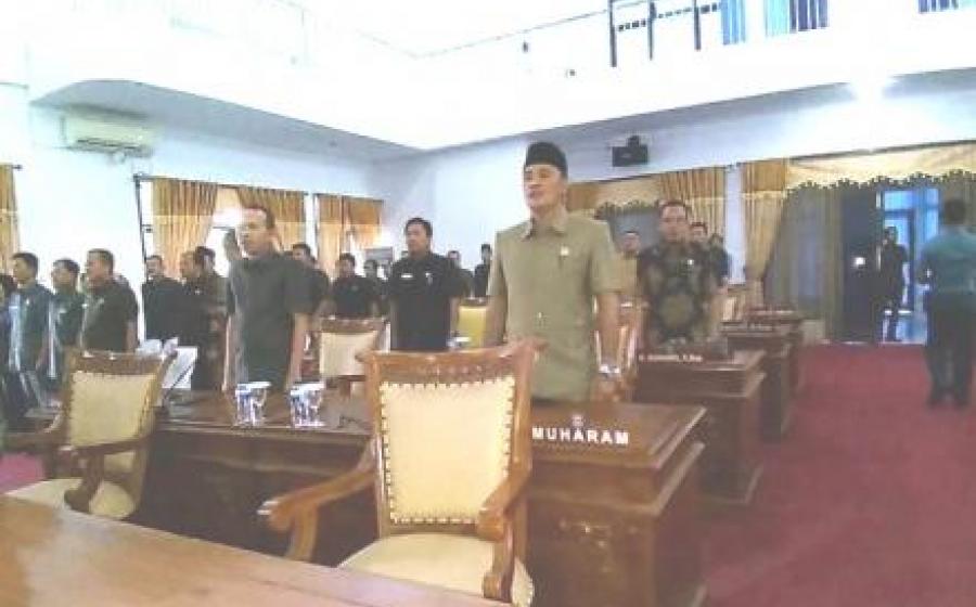 DPRD Seluma Gelar Paripurna Penyampaian Jawaban Enam Raperda