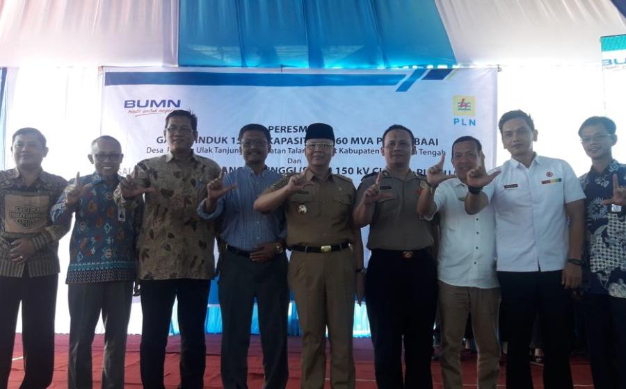 Rangkaian kegiatan Peresmian Gardu Induk 150 kV Kapasitas 2x60 MVA Pulau Baai dan Saluran Udara Tegangan Tinggi (SUTT) 150 KV Curup - Pulau Baii 