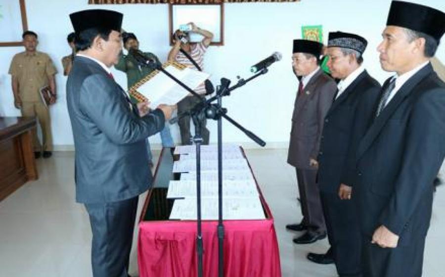 Pelantikan Pejabat Pimpinan Tinggi Pratama 
