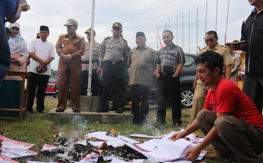 pemusnahan surat suara rusak