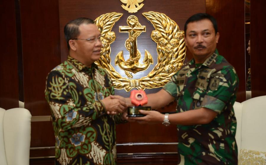 Plt Gubernur Bengkulu Rohidin Mersyah temui Kepala Staf Angkatan Laut