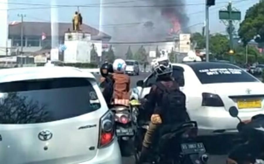 Kantor BUMD PT Bengkulu Mandiri Kebakaran