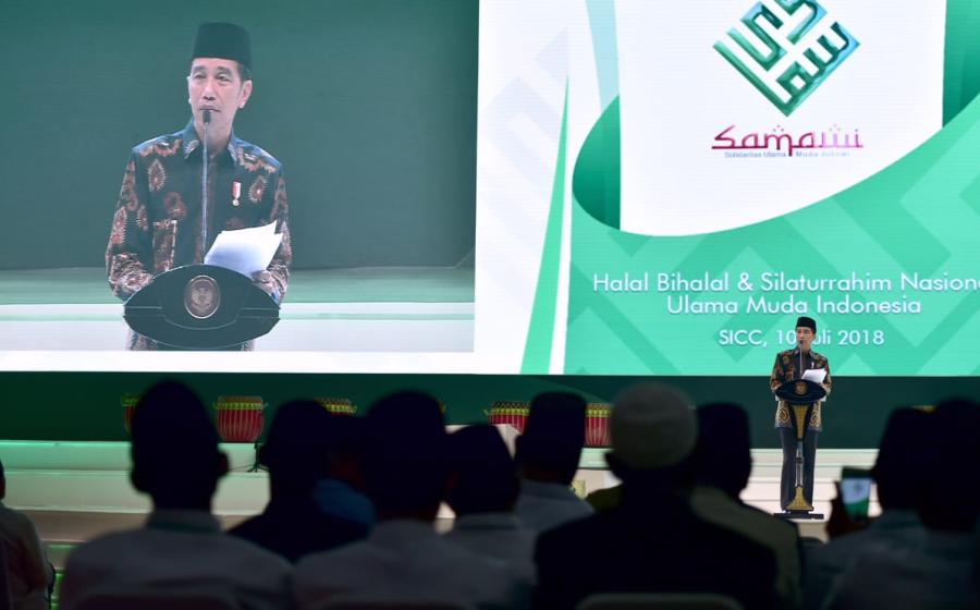 Presiden Silaturahmi dengan Ribuan Ulama Muda di Sentul