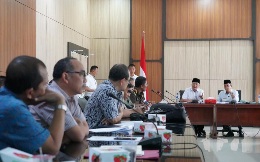 Rapat dikoordinir Dinas Tanaman Pangan Holtikultura dan Perkebunan Provinsi Bengkulu