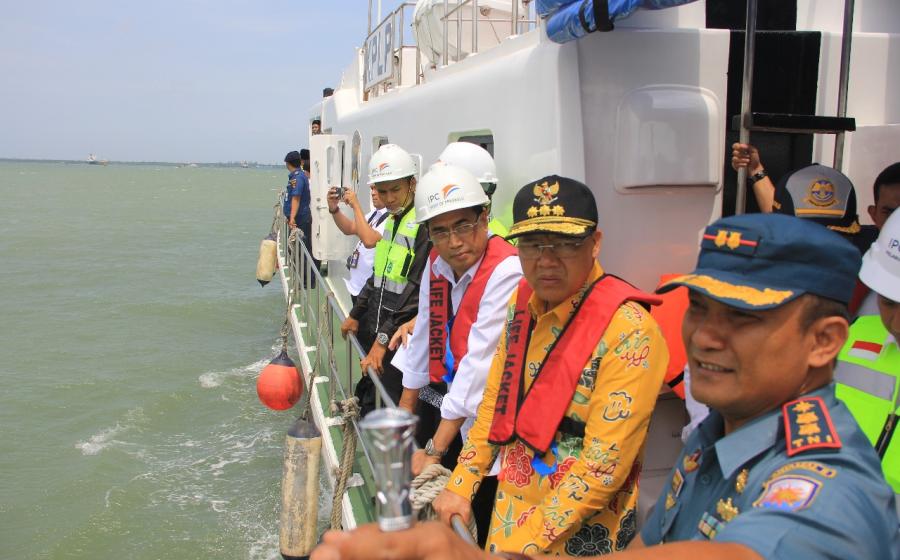 Budi Karya Tinjau Pelabuhan Pulau Baai   